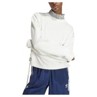 блуза,дамски,блузи,adidas,originals,ruched,3,stripes,loose,sweatshirt,cloud,white,(beige)