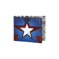 портфейли,и,портмонета,karactermania,marvel,captain,america,courage,wallet,blue,(blue)
