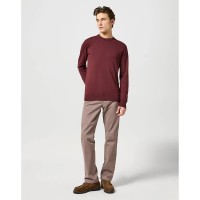 блуза,мъжки,пуловери,wrangler,112357203,sweater,red,(dahlia)