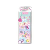 канцеларски,принадлежности,hot,focus,butterfly,multifunctional,pencil,case,green,(multicolor)