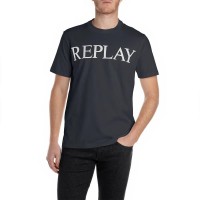 тениска,мъжки,тениски,replay,m3099,.000.2660,short,sleeve,t,shirt,night,blue,(blue,grey)