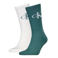 чорапи,мъжки,чорапи,calvin,klein,701228802,crew,socks,2,units,dark,green,white,(green,white)