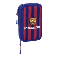 канцеларски,принадлежности,safta,fc,barcelona,double,filled,pencil,case,28,units,multicolor,(red,blue)