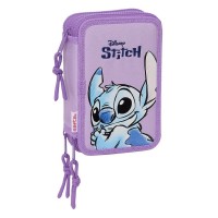 канцеларски,принадлежности,safta,stitch,sweet,triple,filled,pencil,case,36,units,multicolor,(purple)