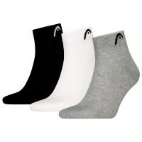 чорапи,мъжки,чорапи,head,701229017,quarter,short,socks,3,units,grey,white,black,(multicolor)