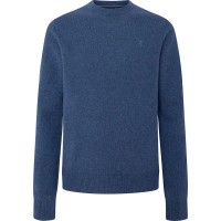 блуза,мъжки,пуловери,hackett,lambswool,sweater,chambray,blue,(blue)
