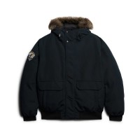 яке,мъжки,якета,superdry,everest,faux,fur,bomber,jacket,eclipse,navy,(black)