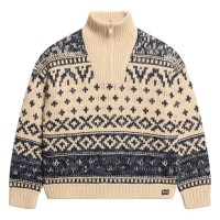 блуза,дамски,пуловери,дамски,плетени,дрехи,superdry,lodge,half,zip,sweater,beige,(island,ecru)