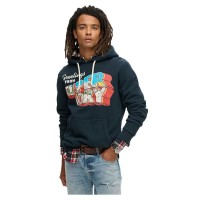 суичър,мъжки,пуловери,superdry,travel,postcard,graphic,hoodie,eclipse,navy,(blue)