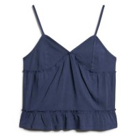 дамски,блузи,superdry,tiered,jersey,cami,sleeveless,blouse,blue,(richest,navy)
