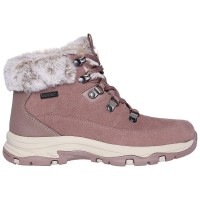 дамски,боти,дамски,високи,обувки,за,ходене,skechers,trego,booties,mauve,suede,duraleather,faux,fur