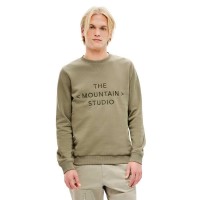 блуза,мъжки,пуловери,the,mountain,studio,organic,cotton,original,tms,crew,sweatshirt,deep,lichen,green,(green)