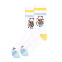 чорапи,мъжки,чорапи,дамски,чорапи,american,socks,neko,long,socks,white,(white,yellow,blue)