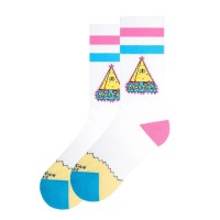 чорапи,дамски,чорапи,american,socks,pyramid,long,socks,white