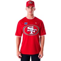 тениска,мъжки,тениски,new,era,nfl,mesh,san,francisco,49ers,short,sleeve,t,shirt,red