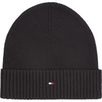 шапка,всички,шапки,tommy,hilfiger,flag,pima,beanie,black,(black)