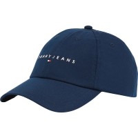 дънки,всички,шапки,tommy,jeans,linear,logo,6,panel,cap,dark,night,navy,(blue)