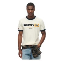 тениска,мъжки,тениски,superdry,cl,ringer,workwear,graphic,short,sleeve,t,shirt,vintage,cream,(beige)