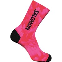 чорапи,дамски,чорапи,salomon,creamy,lava,crew,socks,pink,(knockout,pink,high,risk,red)