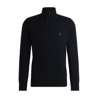 блуза,мъжки,пуловери,дамски,пуловери,boss,kanobix,s,10265846,orange,half,zip,sweater,blue,(dark,blue)