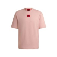 тениска,мъжки,тениски,hugo,drambok,rb,10257318,short,sleeve,t,shirt,light,pastel,pink