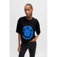 тениска,мъжки,тениски,hugo,nimper,10262283,short,sleeve,t,shirt,black