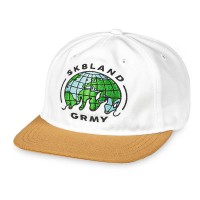 шапка,с,козирка,всички,шапки,grimey,x,sk8land,unstructured,snapback,cap,white,(off,white)