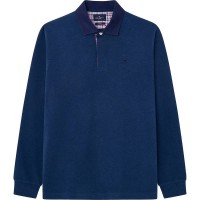 дамски,блузи,с,яка,мъжки,блузи,с,яка,hackett,trim,rugby,long,sleeve,polo,blue,(ink,blue)