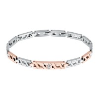 бижутерия,maserati,iconic,18.5,3,cm,bracelet,rose,gold,pink,(silver)