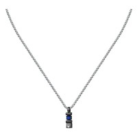 бижутерия,maserati,sapphire,lg.,gem.ip,45,5,necklace,silver,(blue)