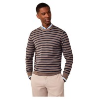 блуза,мъжки,пуловери,façonnable,fm700368,sweater,brown,(blue,brown)