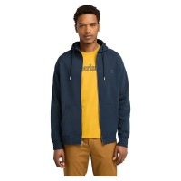 блуза,мъжки,пуловери,timberland,exeter,river,brushed,back,full,zip,sweatshirt,dark,sapphire,dark,denim,(blue)