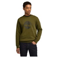 блуза,мъжки,пуловери,timberland,kennebec,river,tree,logo,sweatshirt,dark,olive,(green)