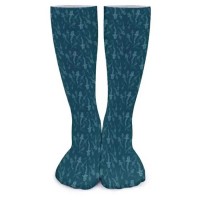 чорапи,дамски,чорапи,scuba,gifts,uztq2k,9,socks,blue,(green)