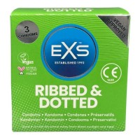 хигиена,тяло,exs,ribbed,&,dotted,condoms,3,units,clear,(transparent)