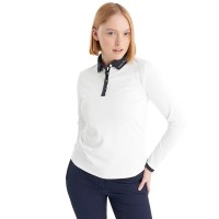 дамски,блузи,с,яка,calvin,klein,golf,whitney,long,sleeve,polo,white,(white)