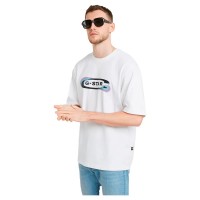 тениска,мъжки,тениски,g,star,gradient,old,skool,logo,short,sleeve,t,shirt,white