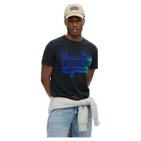 тениска,мъжки,тениски,superdry,flocked,fade,short,sleeve,t,shirt,black,(nero,black,marl)