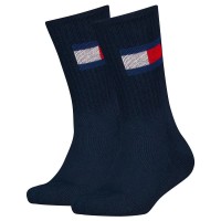чорапи,детски,чорапи,tommy,hilfiger,701229940,crew,socks,2,pairs,navy,(blue)