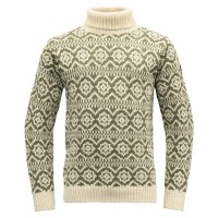 блуза,мъжки,пуловери,devold,of,norway,hoddevik,wool,high,neck,sweater,offwhite,olive,(beige,green)