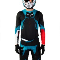 блуза,с,дълъг,ръкав,мъжки,тениски,дамски,тениски,fox,racing,flexair,withered,long,sleeve,jersey,black,(black)