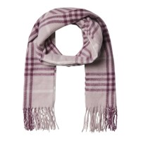 шал,ръкавици,шапки,и,шалове,pieces,lesia,scarf,woodrose,checks,(pink)