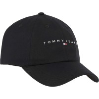 дънки,всички,шапки,tommy,jeans,linear,logo,6,panel,cap,black,(black)