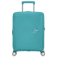 куфари,american,tourister,soundbox,spinner,55,20,tsa,35.5l,trolley,bag,blue,(turquoise,tonic)