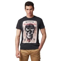 тениска,мъжки,тениски,deeluxe,clem,short,sleeve,t,shirt,charcoal,(black)