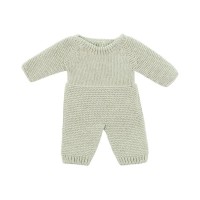детски,пижами,miniland,knitted,32,cm,long,sleeve,sleepsuit,beige,(green)