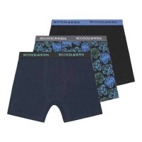 боксерки,мъжко,бельо,scotch,&,soda,ssfa24m152028,boxers,3,units,blue,green,(blue)