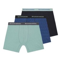боксерки,мъжко,бельо,scotch,&,soda,ssfa24m152028,boxers,3,units,green,blue,(multicolor)