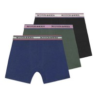 боксерки,мъжко,бельо,scotch,&,soda,ssfa24m152062,boxers,3,units,green,black,(multicolor)