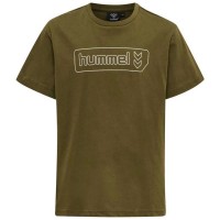 тениска,детски,тениски,hummel,tomb,short,sleeve,t,shirt,dark,olive,(green)